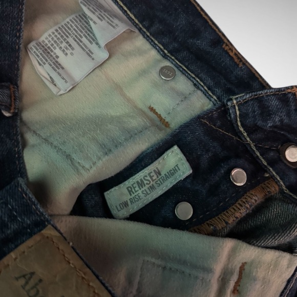 Abercombie And Fitch Jeans Mens 30 X 32 Button Fly Denim Pants Remson Low rise - Picture 4 of 9